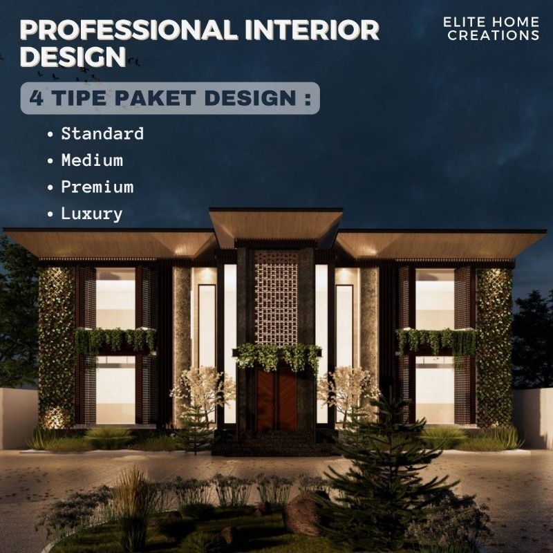 [JAMINAN TERMURAH] JASA DESAIN INTERIOR / jasa design interior  / design interior (PAKET KOMPLIT)