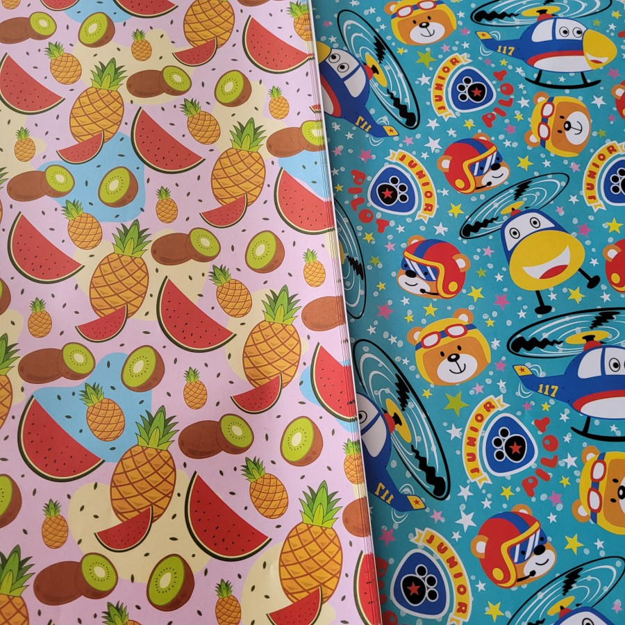 

Kertas Kado KIKY Motif Batik / Kartun