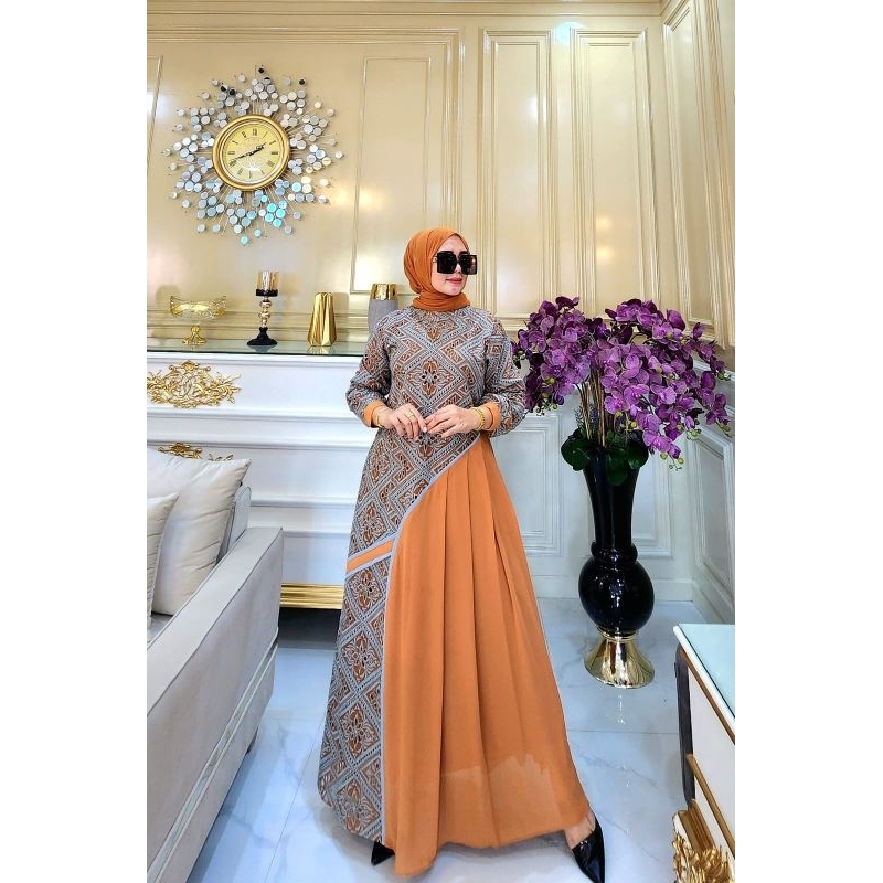 Gamis Kekinian Alina Original Butik