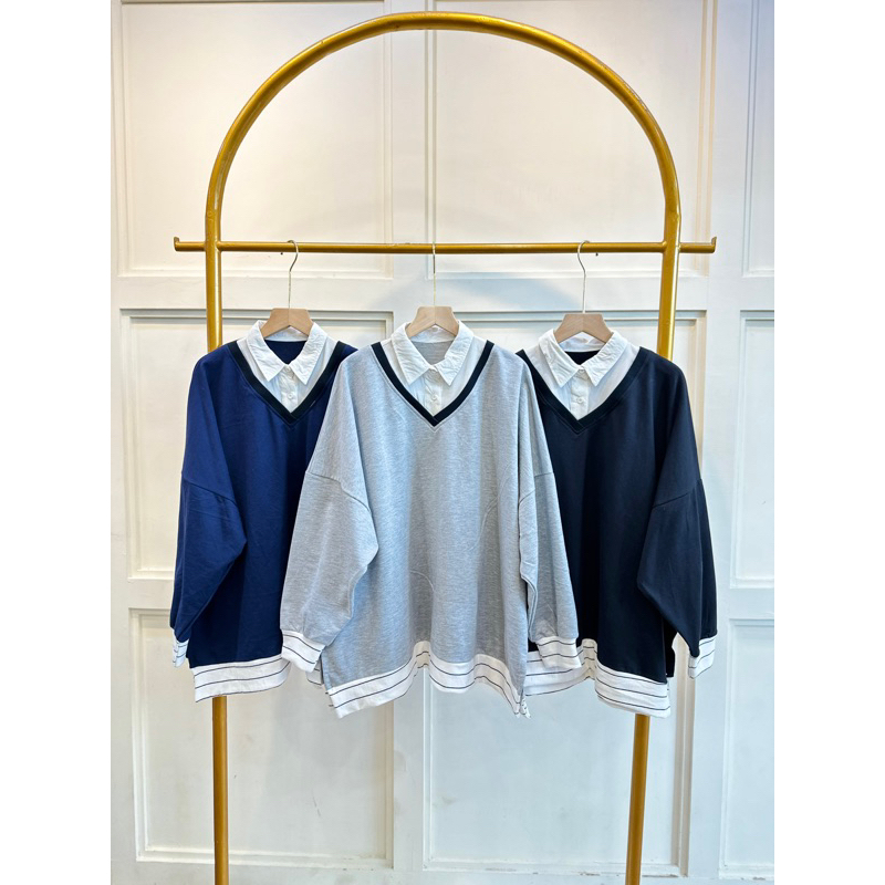 B1964 // B1854 // B1028 Kemeja Rajut