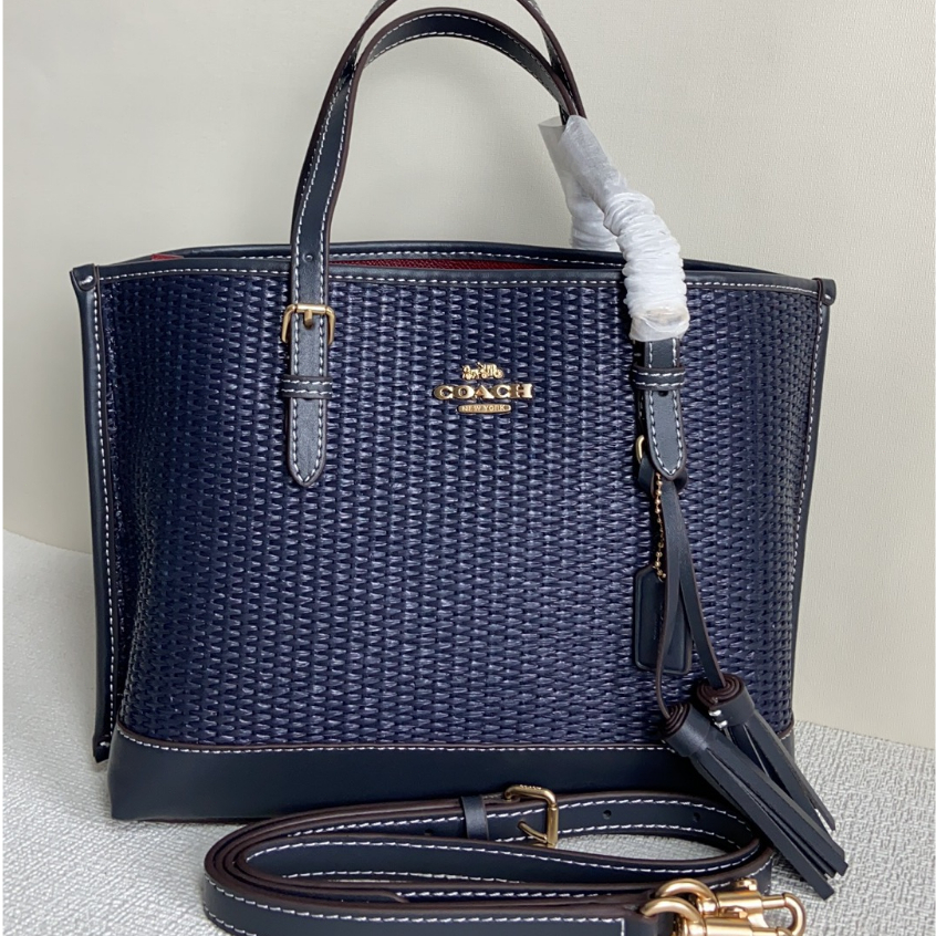 Coach Original 4086  CH210  210  Classic Logo Canvas MOLLIE 25 Small Tote Bag Handbag Crossbody Bag Shoulder Bag  ttb