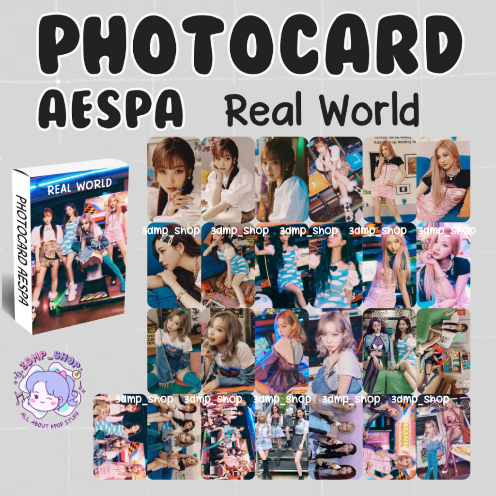 [25 lembar] photocard lomo photo card lomocard AESPA Karina Ningning Winter Giselle