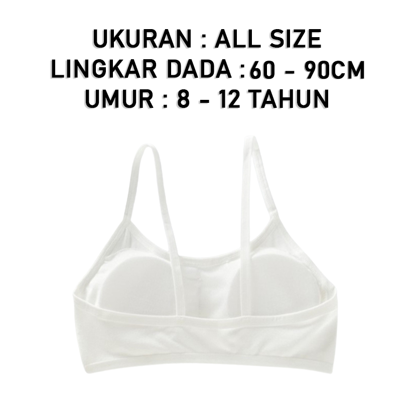 3SP | UWR66 Bra Pakaian Dalam Anak Remaja Miniset Anak Perempuan Katun Premium