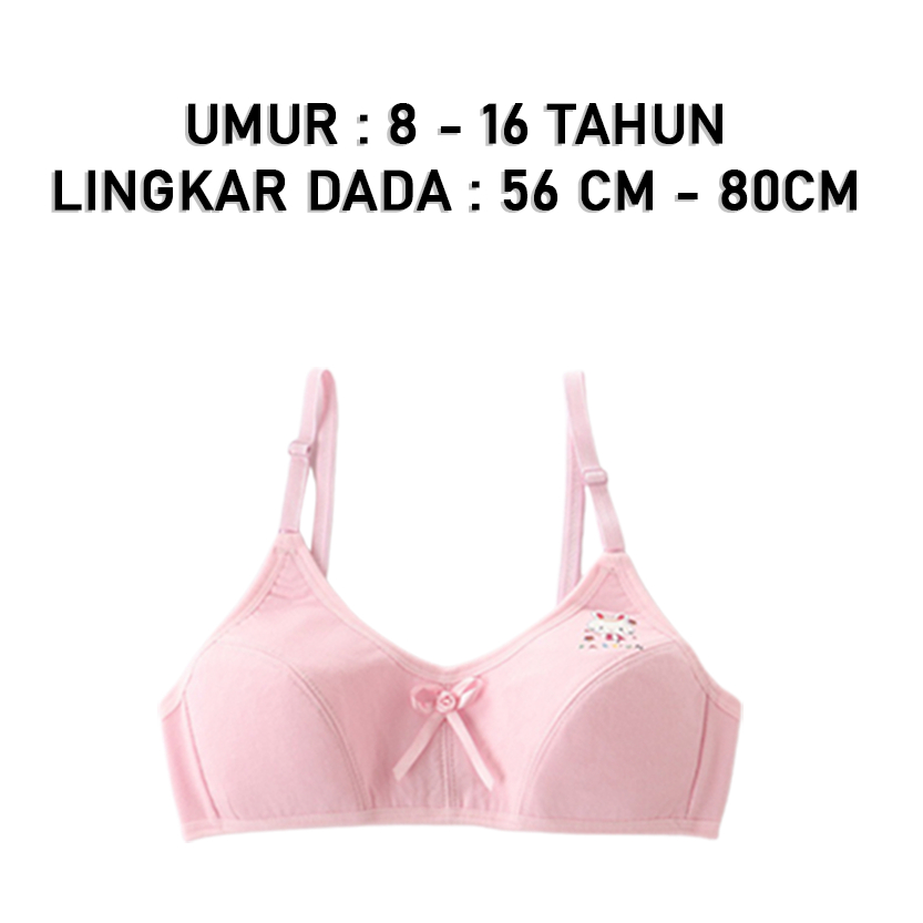 3SP | UWR70 Miniset Bra BH Remaja SD SMP Dengan Pengait Pakaian Dalam Anak Perempuan