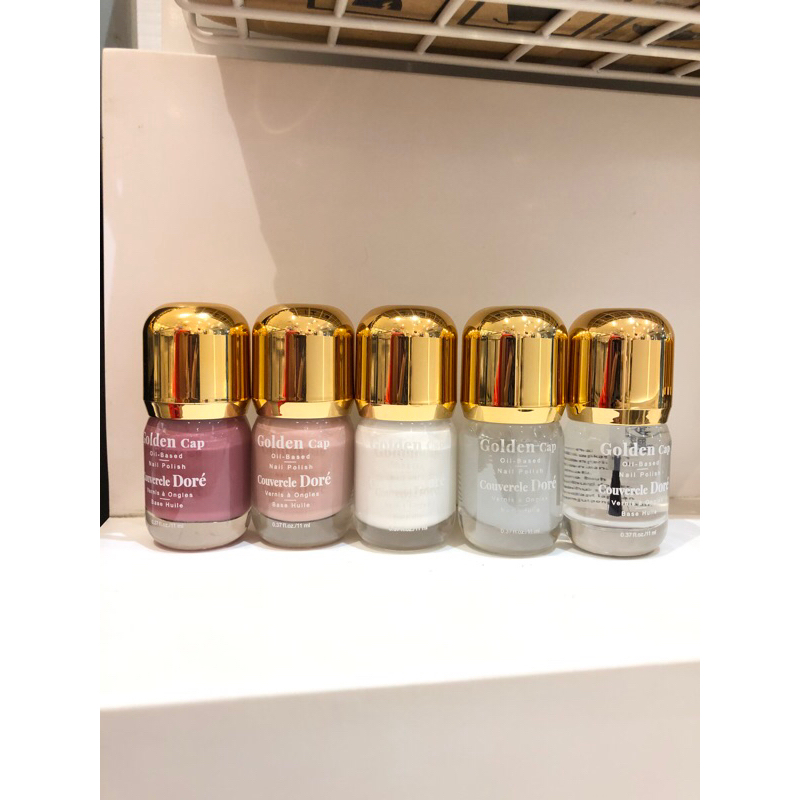 Miniso golden cap oil based nail polish || Nail polish miniso || kutek miniso || kutek