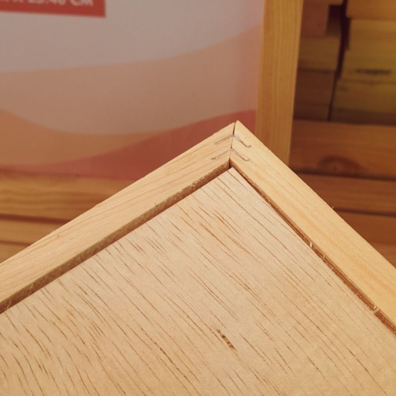 Helle_Bore Pigura Kayu A4 / Bingkai Kayu / Frame Kayu Jati Belanda