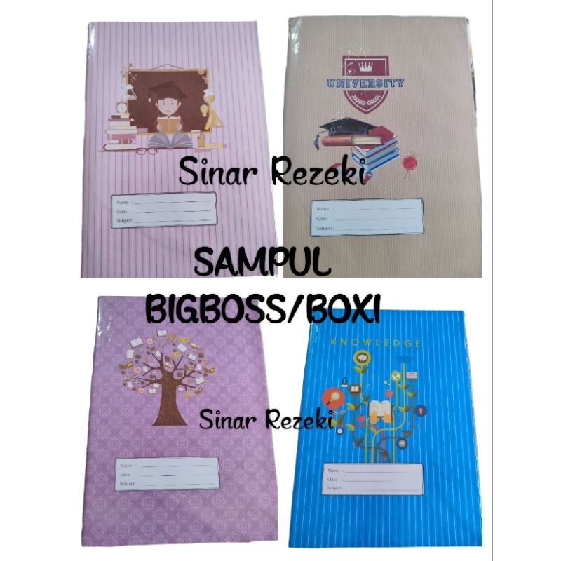 

20 lembar!!sampul buku ukuran bigboss boxi/sampul buku tulis sekolah/sampul buku tulis/sampul buku tulis bigboss fancy