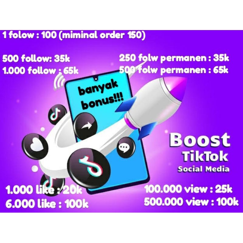 tiktok followes like view