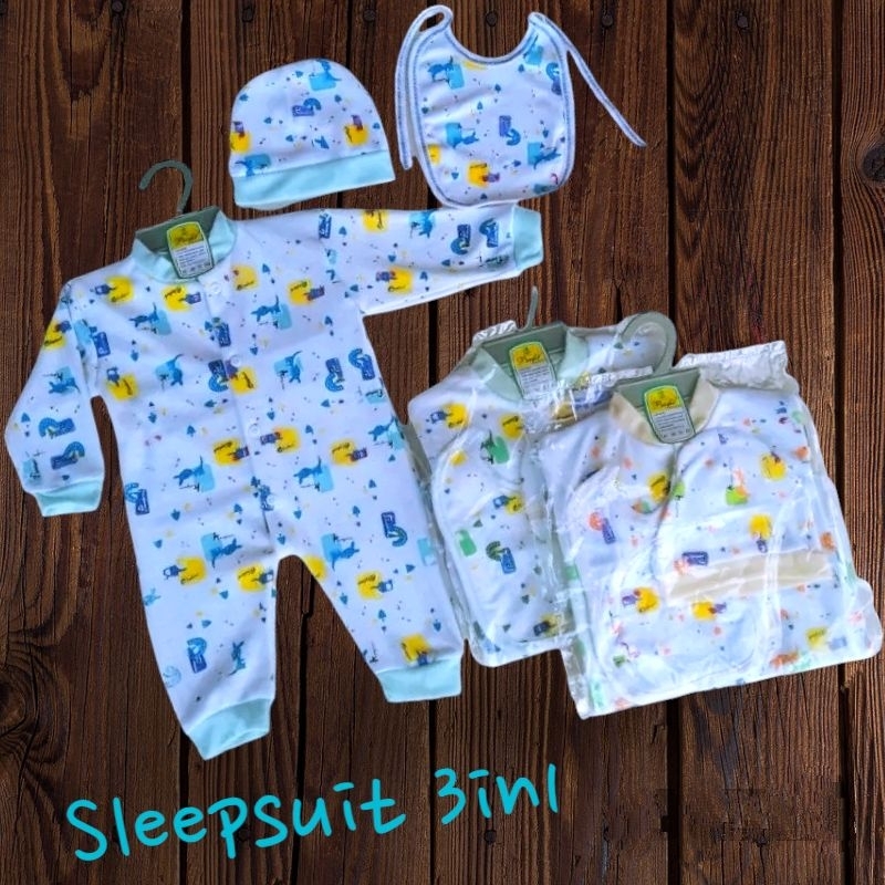 Sleep Suit Baby 3in1 - BAJU BAYI SNI