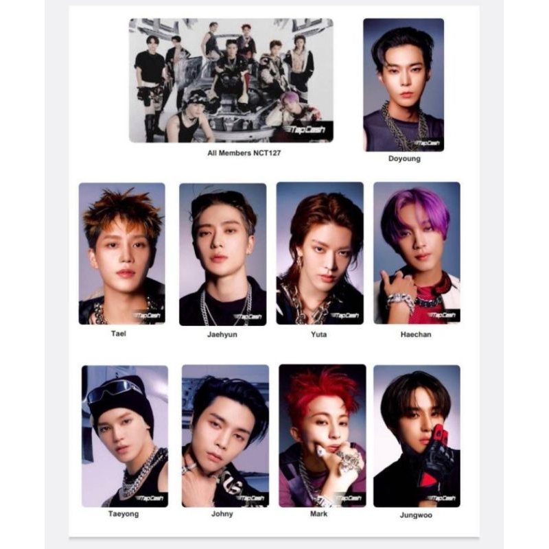 TAPCASH BNI NCT 127 2 BADDIES JAEHYUN MARK HAECHAN