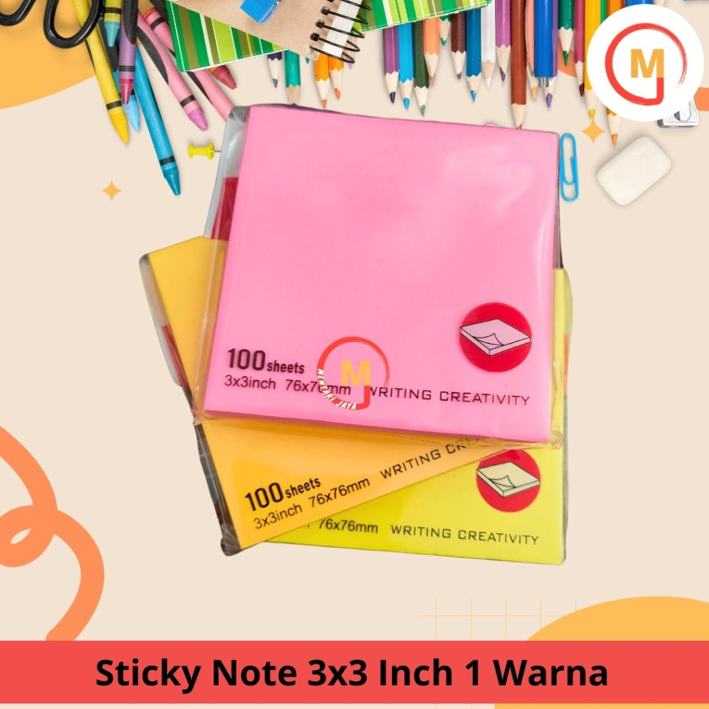 

Sticky Notes Merk Benefit (Aneka Ukuran)