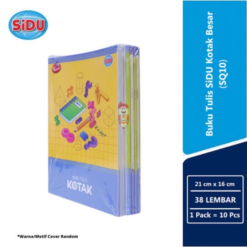 

Buku Tulis Kotak Sidu 38 isi 10pcs