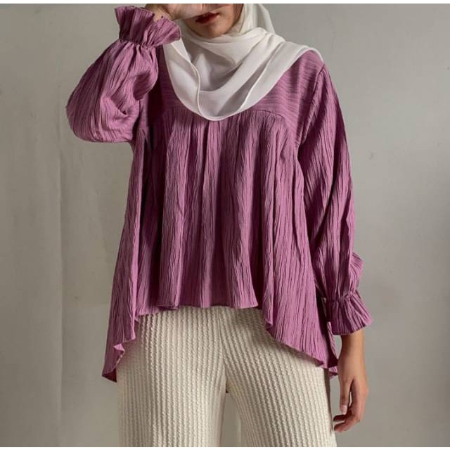 Maria Blouse - Kemeja Wanita Lady Crush / Kemeja Style Korea