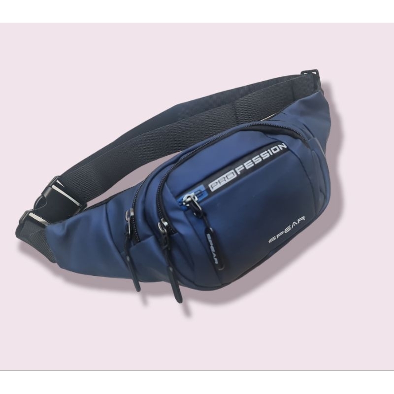 Tas Pinggang Pria Waitsbag Spear bahan waterproof