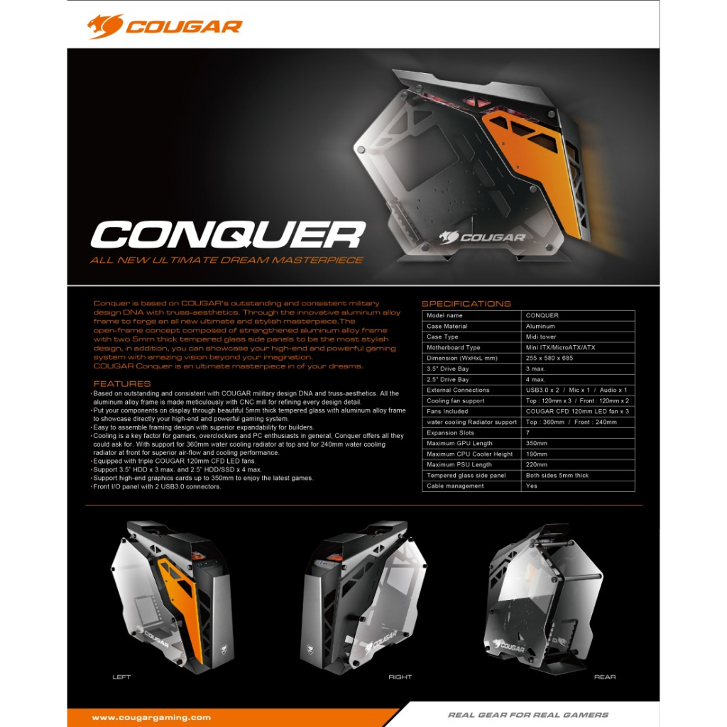 Casing Cougar Conquer