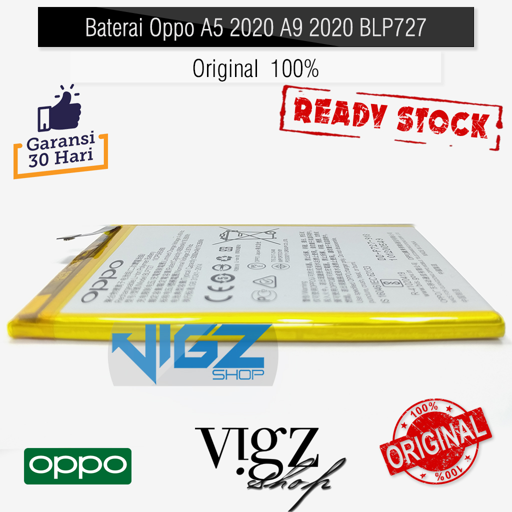 Baterai Oppo A5 2020 A9 2020 BLP727 Original 100%