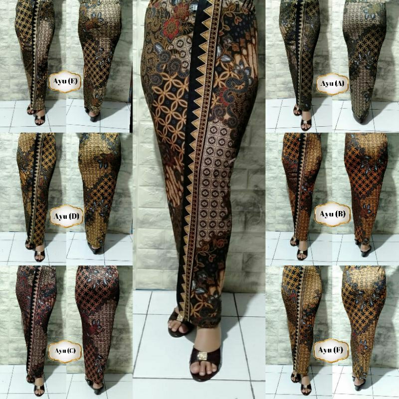 Kamen jadi moscreft / bawahan kebaya moscrepe / rok bali moscref