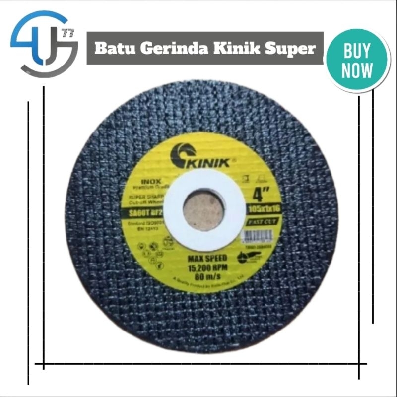 US041 Batu Gerinda Potong Kinik Super Cutting Wheel 1pcs By Toko Haji Usman