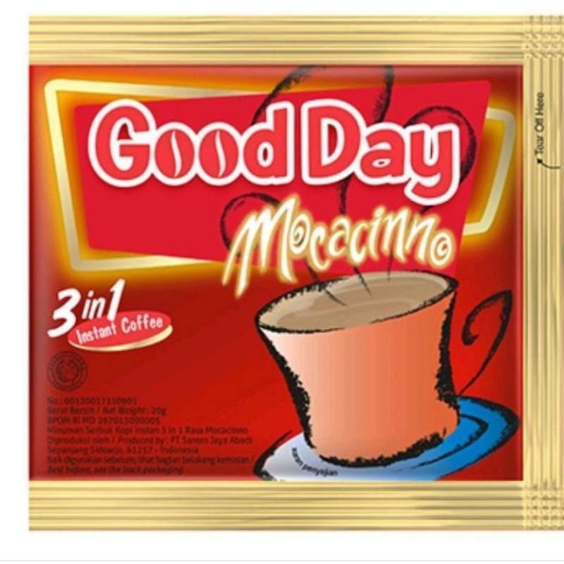 

XMASTER GOOD DAY MOCACINNO KOPI INSTAN 3 IN 1 (120 SACHET/20G/KARTON)
