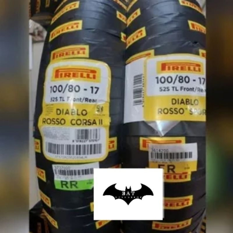Ban Pirelli Diablo Rosso Sport 100/80 ring 17