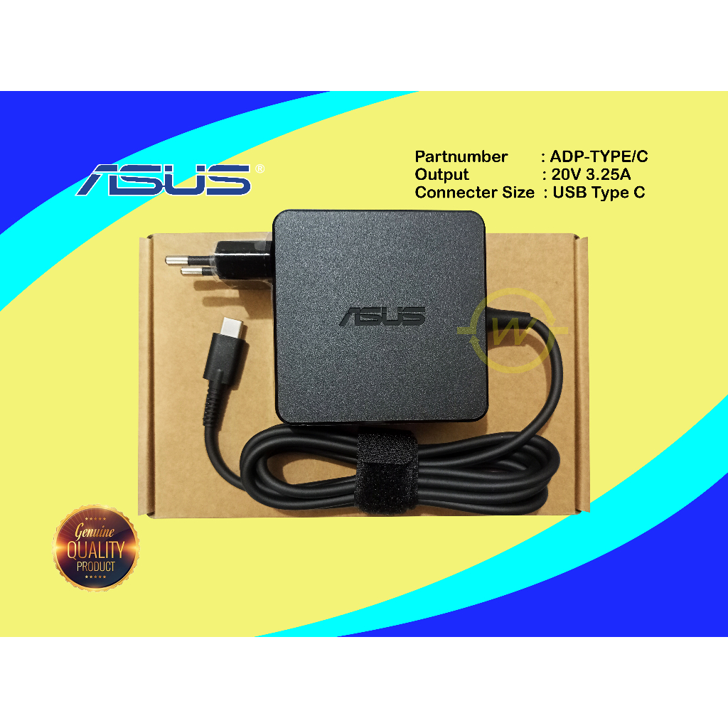 Charger Adaptor Asus Zenbook Duo 14 UX482 UX482EG UX482E UX482EA Series Original