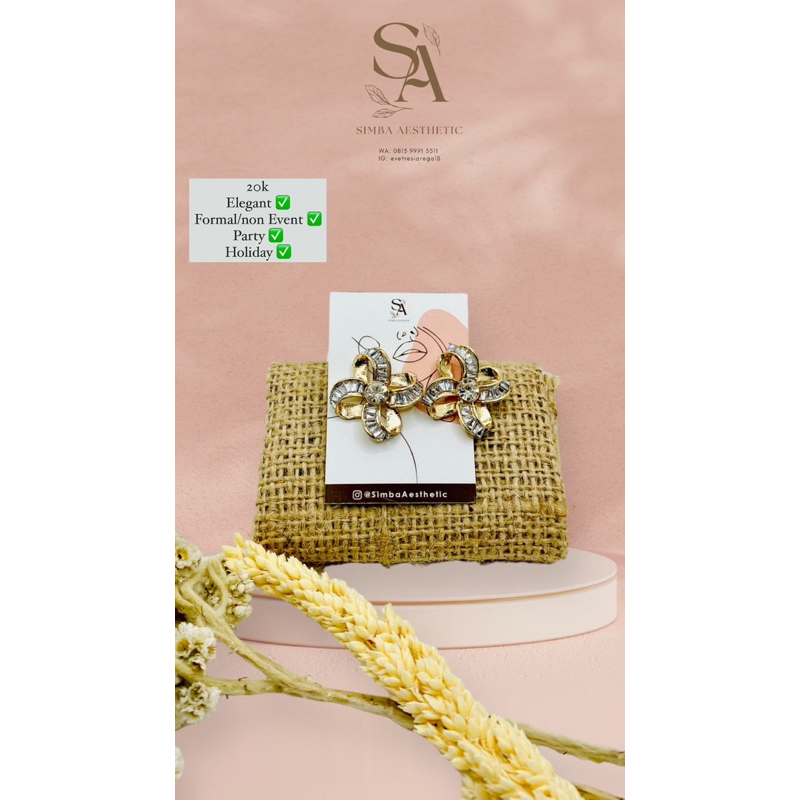 anting korea KKV, Aesthetic Premium bonus storage dan kaitan