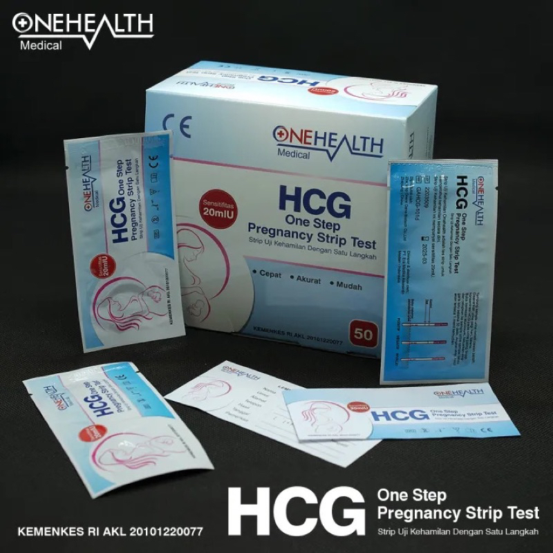 Test pack kehamilan hcg strip - tes hamil wanita