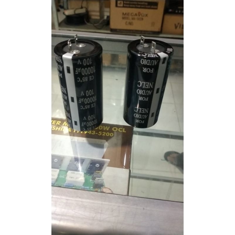 Elko 10000 uf 100 volt elco kapasitor Nelc ORIGINAL