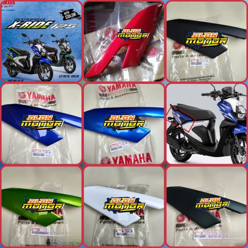 LID 1&2, COVER BODY BELAKANG X-RIDE 125 ORIGINAL YAMAHA