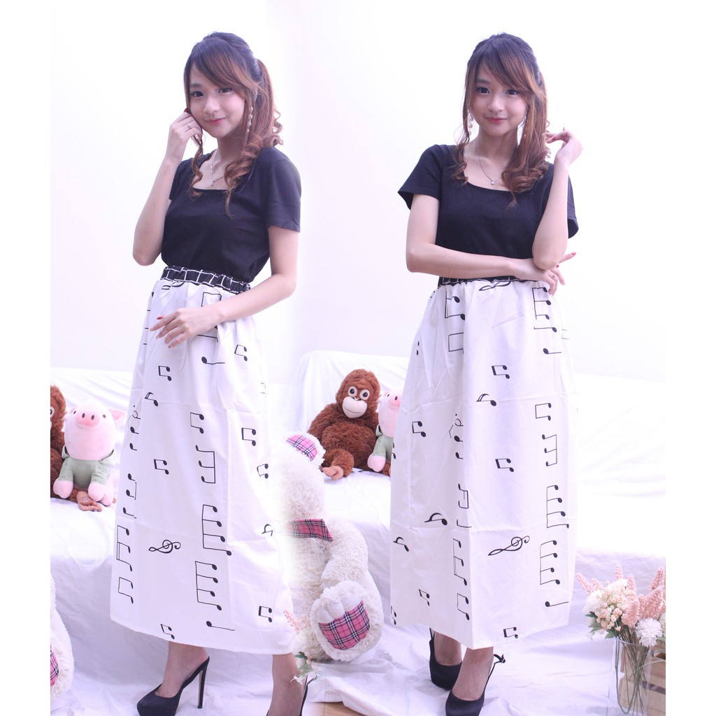 Rok Panjang Motif / Rok Panjang Motif Bahan Katun