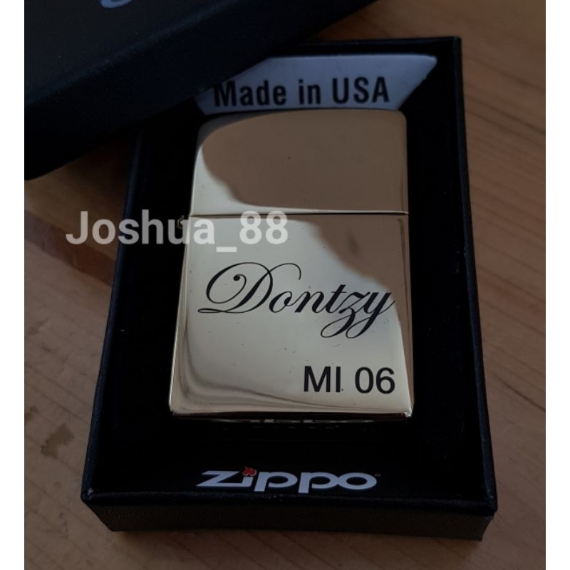Zippo Korek Api Lighter Custom Ukir Nama /Tulisan Bisa Request Sendiri