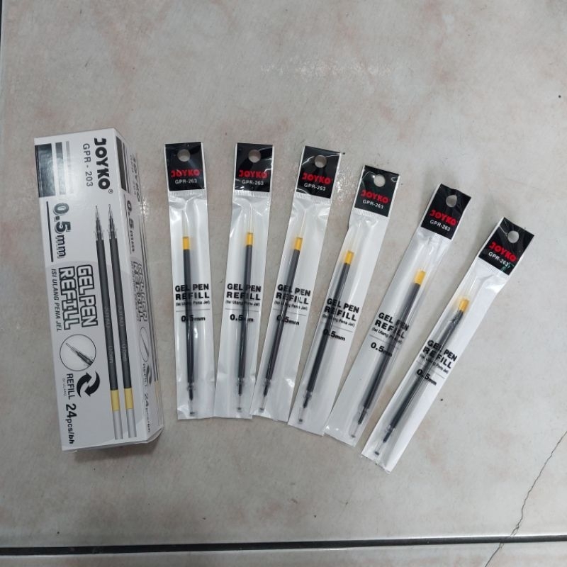 

Refill Gel pen Joyko isi ulang pena jel 0,5mm ( 1 pcs )