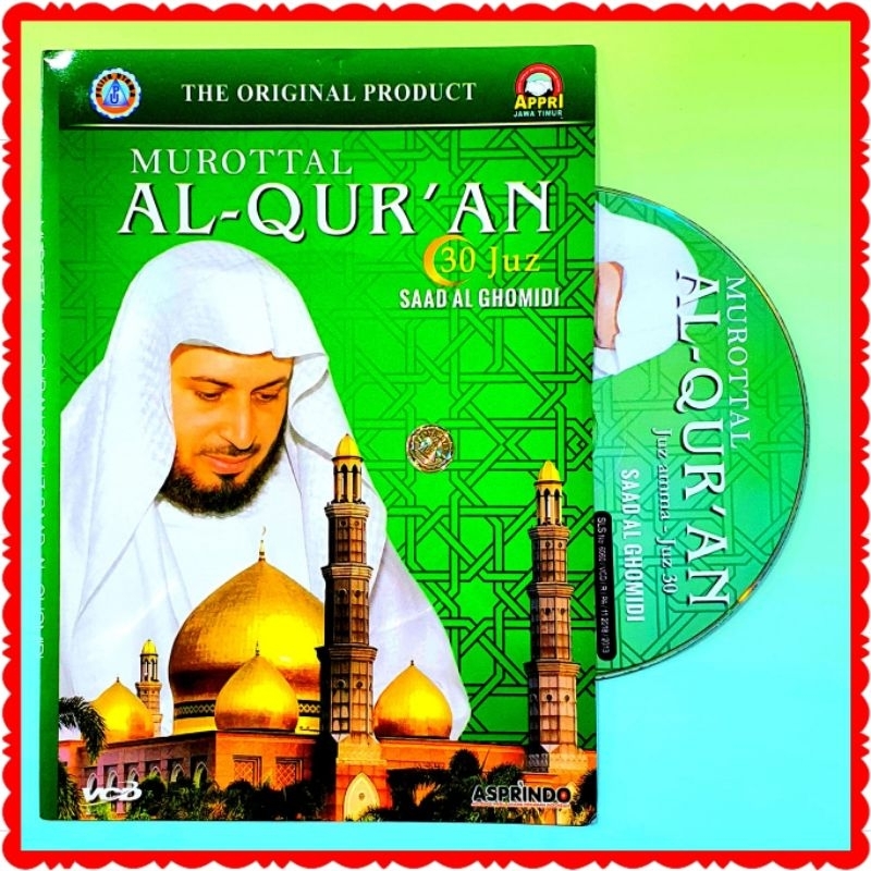 VCD MUROTTAL AL QURAN-MUROTTAL ALQURAN 30 JUZ SURAT PILIHAN-MUROTTAL 30 JUZ SURAT PILIHAN-KASET VCD 