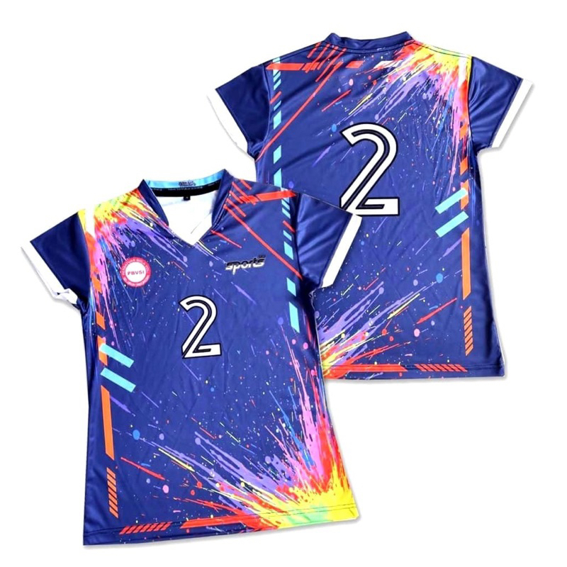 Jersey volly cewe full printing terbaru