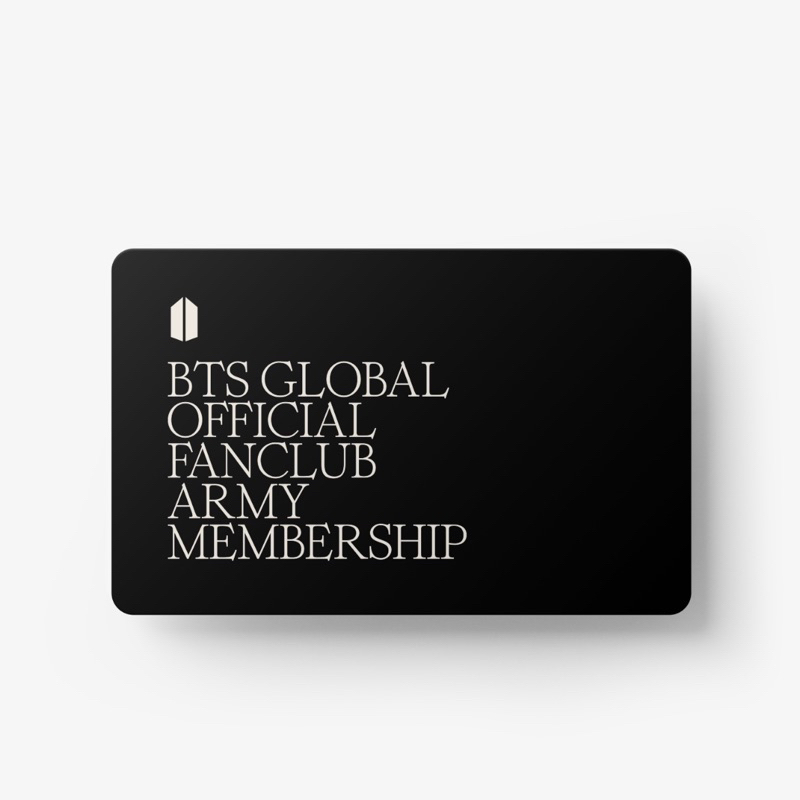 GLOBAL OFFICIAL FANCLUB MEMBERSHIP ARMY