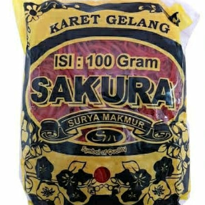 

karet merah sakura