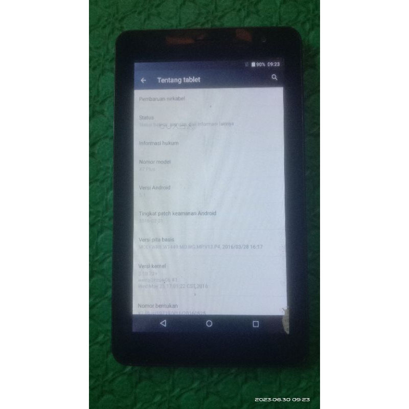 Tab Advan X7 Ram 1gb