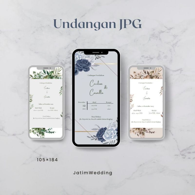 Undangan Digital JPG Premium