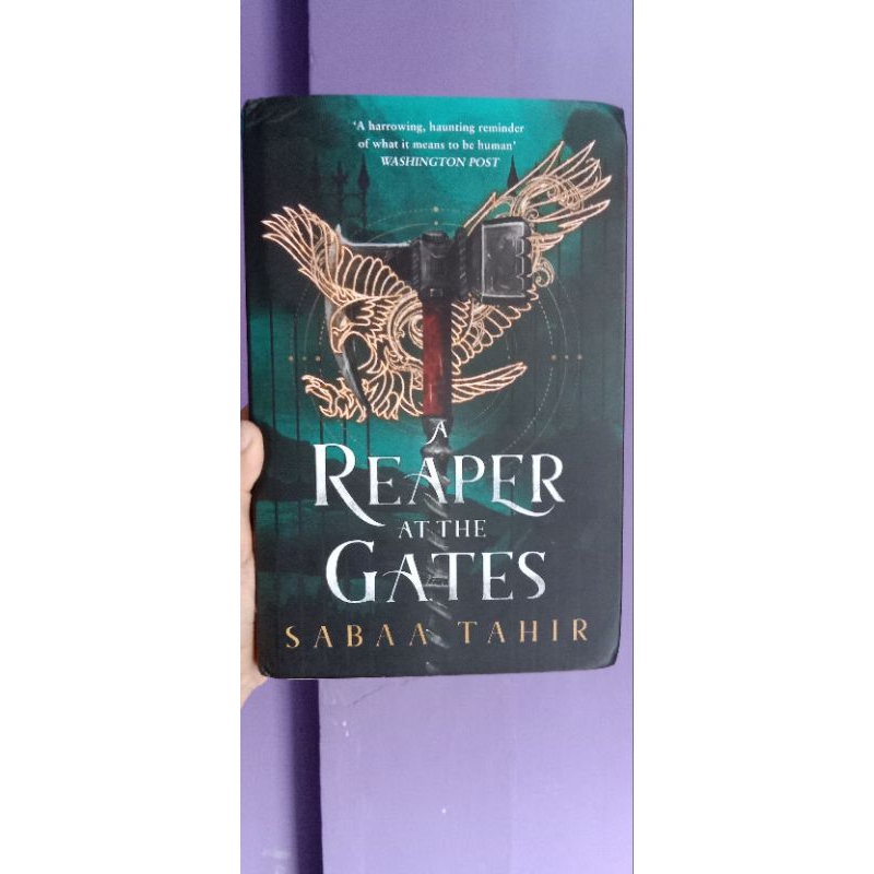 BOOKED Novel Sabaa Tahir - A Reaper at The Gates