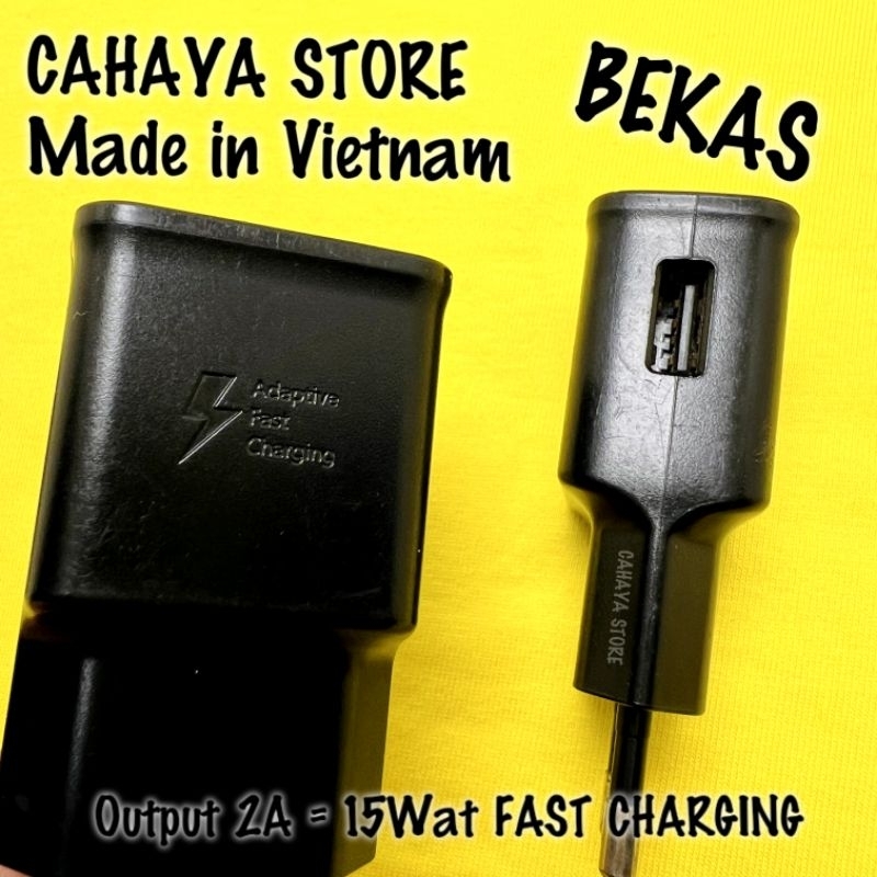 Travel Samsung Bathok Charger Made In Vietnam Fast Charging 2Amper 15W M04s A04 A42 A31 A7 2017 A5 2