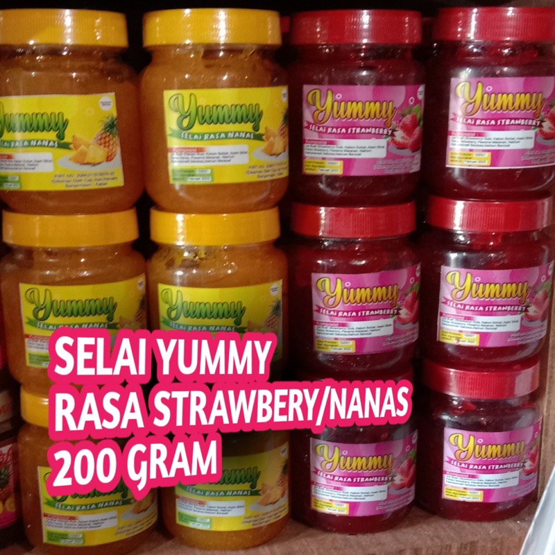 

SELAI SERAT YUMMY/SELAI NANAS STRAWBERRY/SELAI ISIAN ROTI