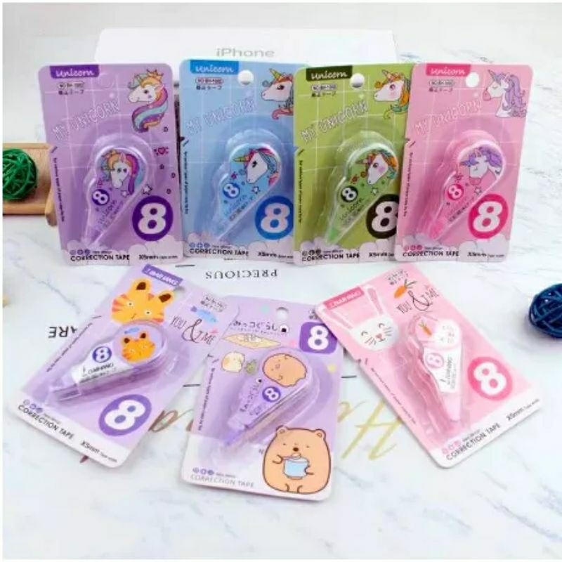 

TIPE EX TIPEX ROLL LUCU KARAKTER CORRECTION TAPE