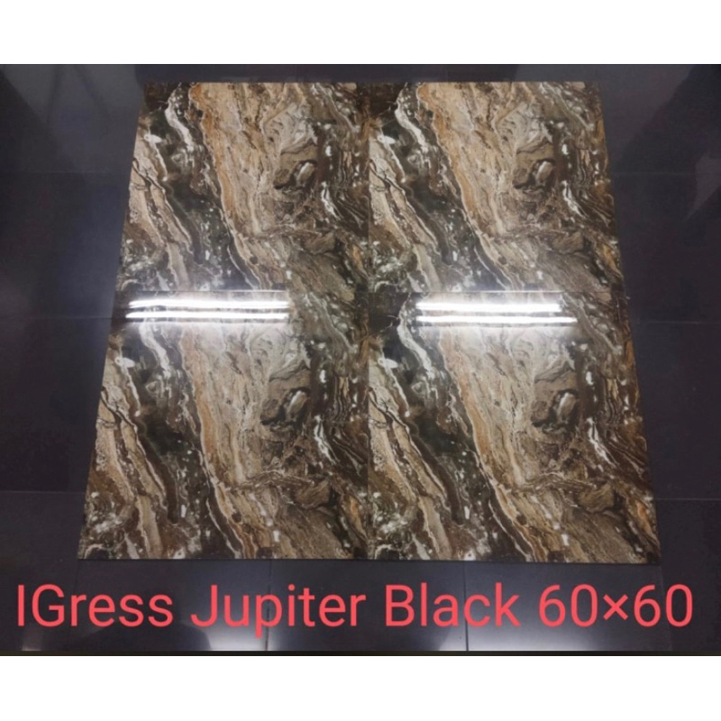 Granit 60x60 Kilap IGRESS Jupiter Black