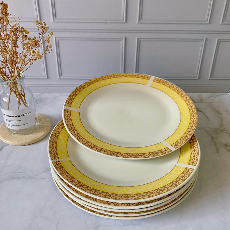 Piring Keramik 6 PCS - Piring Aurel