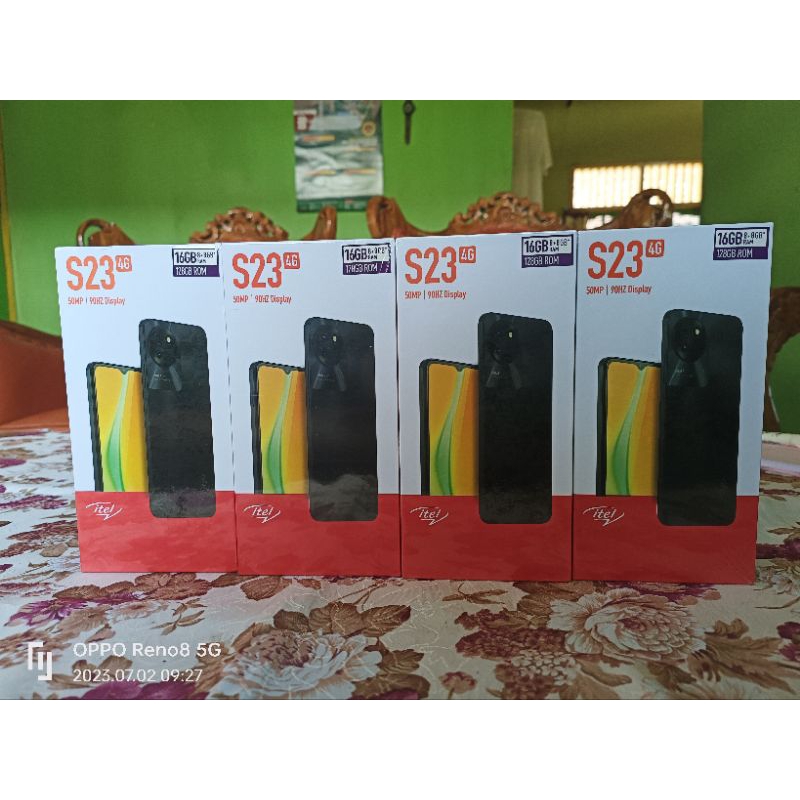 ITEL S23 RAM 8+8/128 bnib