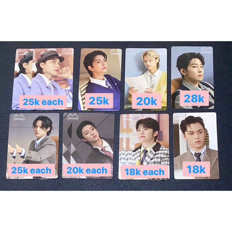 PHOTOCARD BENEFIT POB FML WEVERSE GLOBAL JEONGHAN JOSHUA JUN WONWOO MINGYU THE8 WOOZI VERNON