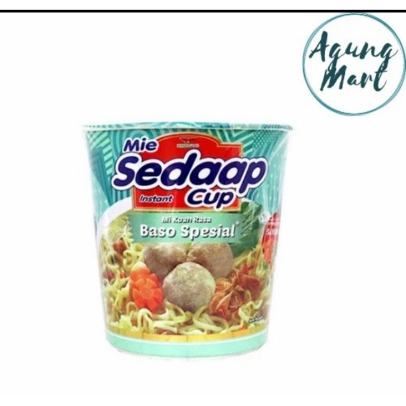 

Sedaap Mie Instant Cup Rasa Baso Spesial 75g