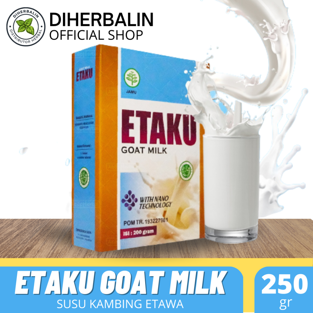 

Etaku - Susu Kambing Etawa Atasi Nyeri sendi Tingkatkan Kepadatan & Kesehatan Tulangi Susu Anti Asam Urat