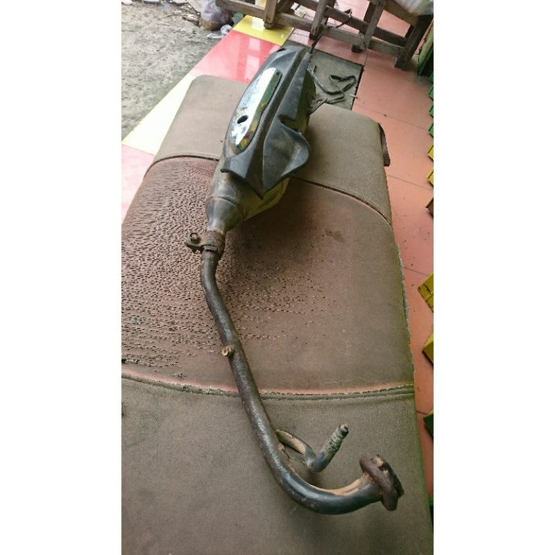 knalpot xeon karbu copotan