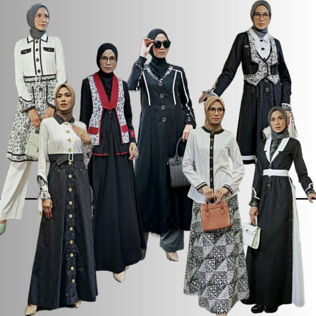 TUNEECA PV-0223 HITAM PUTIH